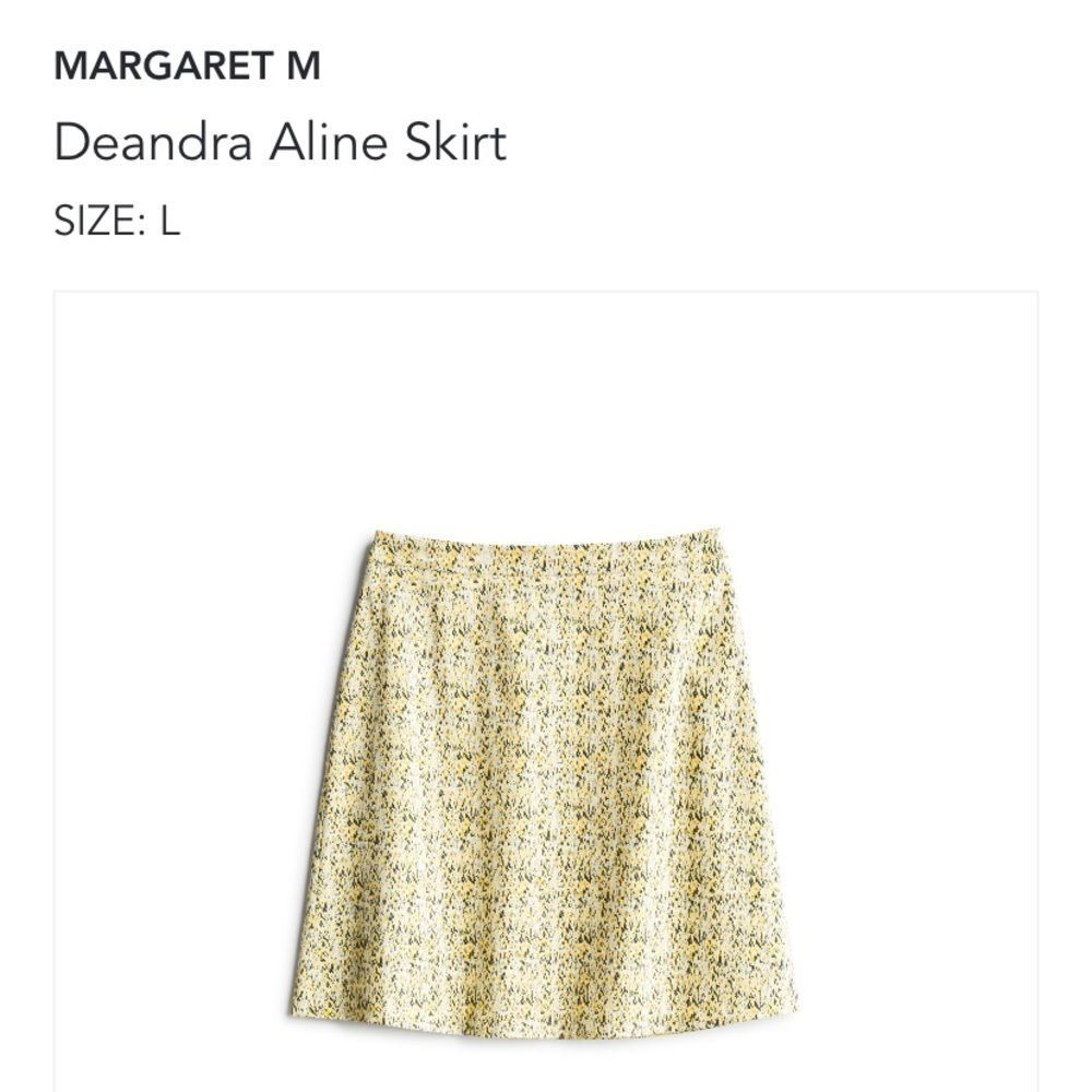 NWT Margaret M A-Line Skirt